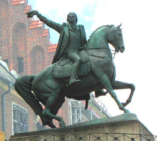 Tadeusz Kosciuszko Monument in Krakow