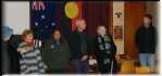 Some heartwarming speeches. From left: Aunty Deanna, Aunty Rae, Dave Darlington, Neen Pendergast & Brett Miners.