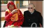 Two wise women: Aunty Rae with Councillor Neen Pendergast.