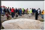 After the hymns and some other songs, a medal decoration ceremony took place.